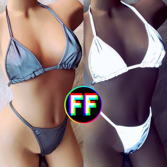 REFLECTIVE THONG BIKINI ⚡️⚡️ - Picture 4 of 8
